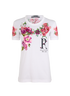 Dolce & Gabbana Rose T-Shirt, &pound;150, Clothing, White, Cotton, Front view