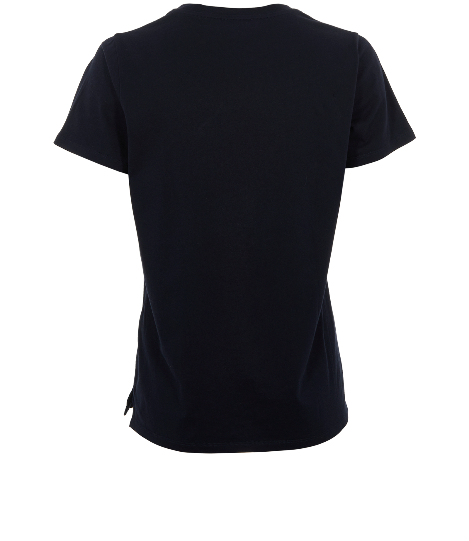 Burberry Logo T-Shirt, &pound;110, Clothing, Blue, Cotton, Back view