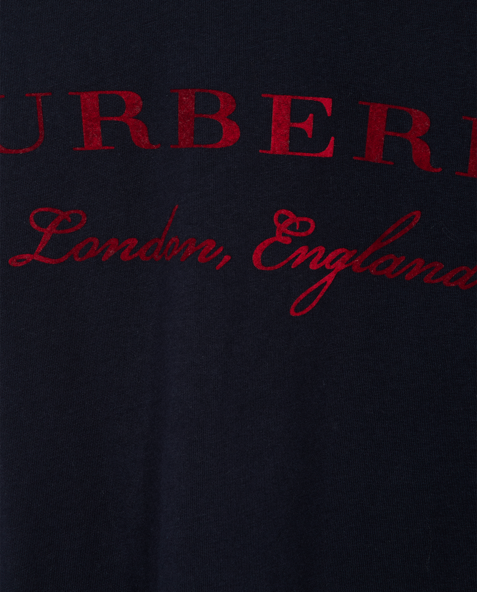Burberry Logo T-Shirt, &pound;110, Clothing, Blue, Cotton, Other view