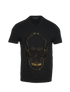 Alexander McQueen Zip-Detail Skull T-Shirt, &pound;170, Clothing, Black, Cotton, Front view