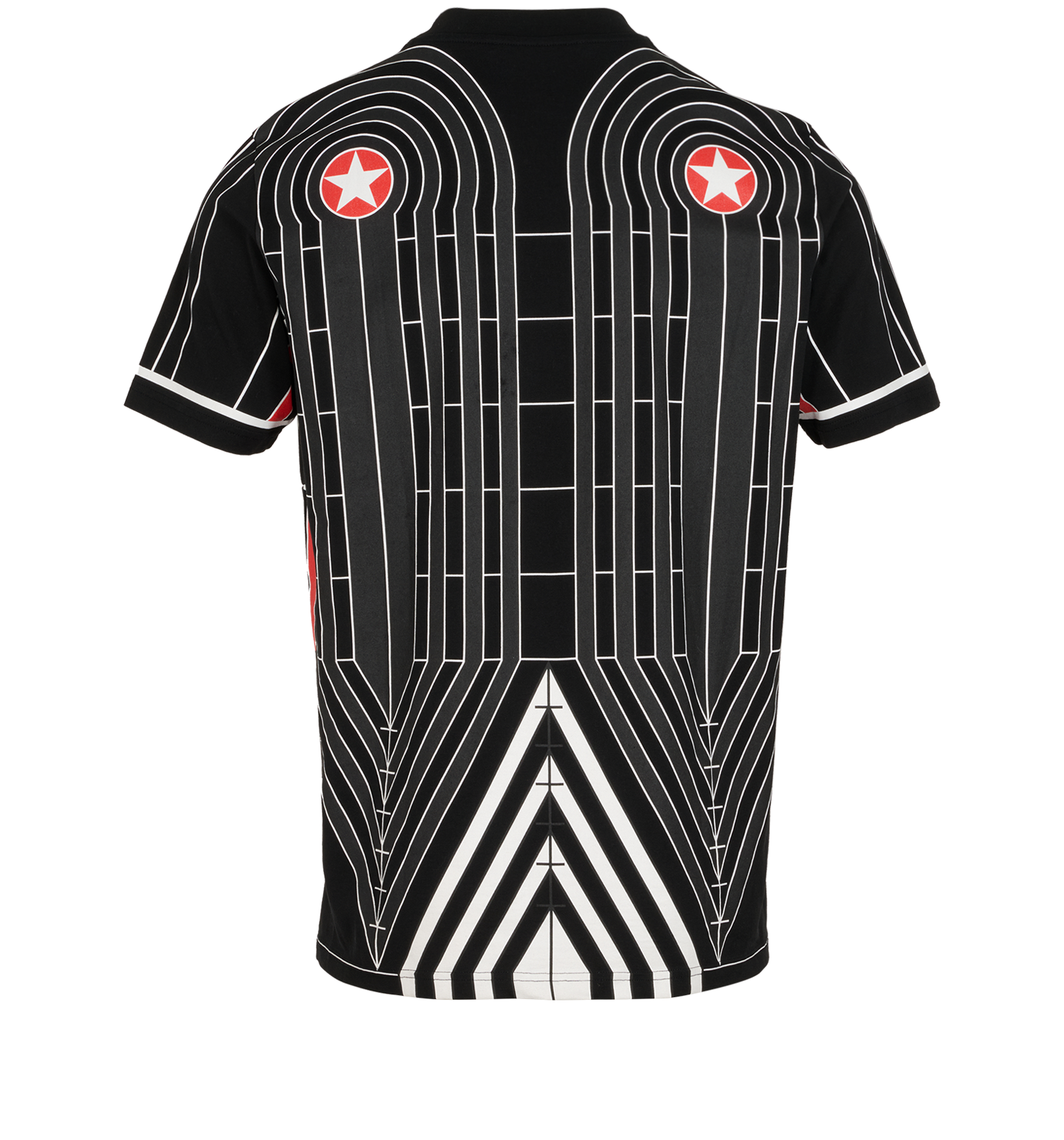 Givenchy Graphic Print T-Shirt, &pound;120, Clothing, Black, Cotton, Back view