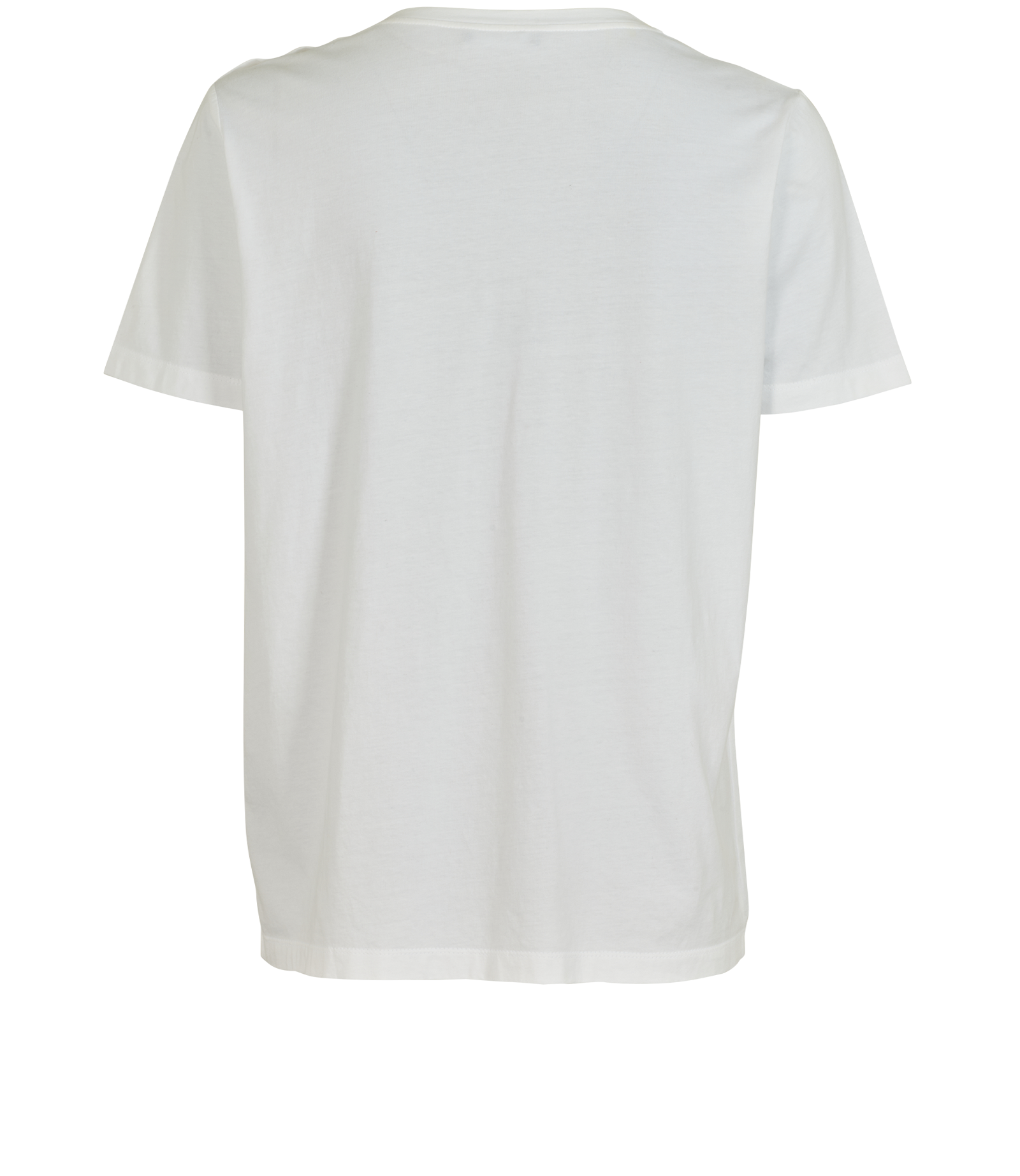Balmain Beaded Logo T-Shirt, &pound;120, Clothing, White, Cotton, Back view