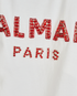 Balmain Beaded Logo T-Shirt, &pound;120, Clothing, White, Cotton, Other view