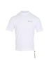 Off-White Logo Print T-Shirt, &pound;70, Clothing, White, Cotton, Front view