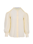 Stella McCartney Shoulder Cut-Out Blouse, &pound;90, Clothing, Cream, Silk, Front view