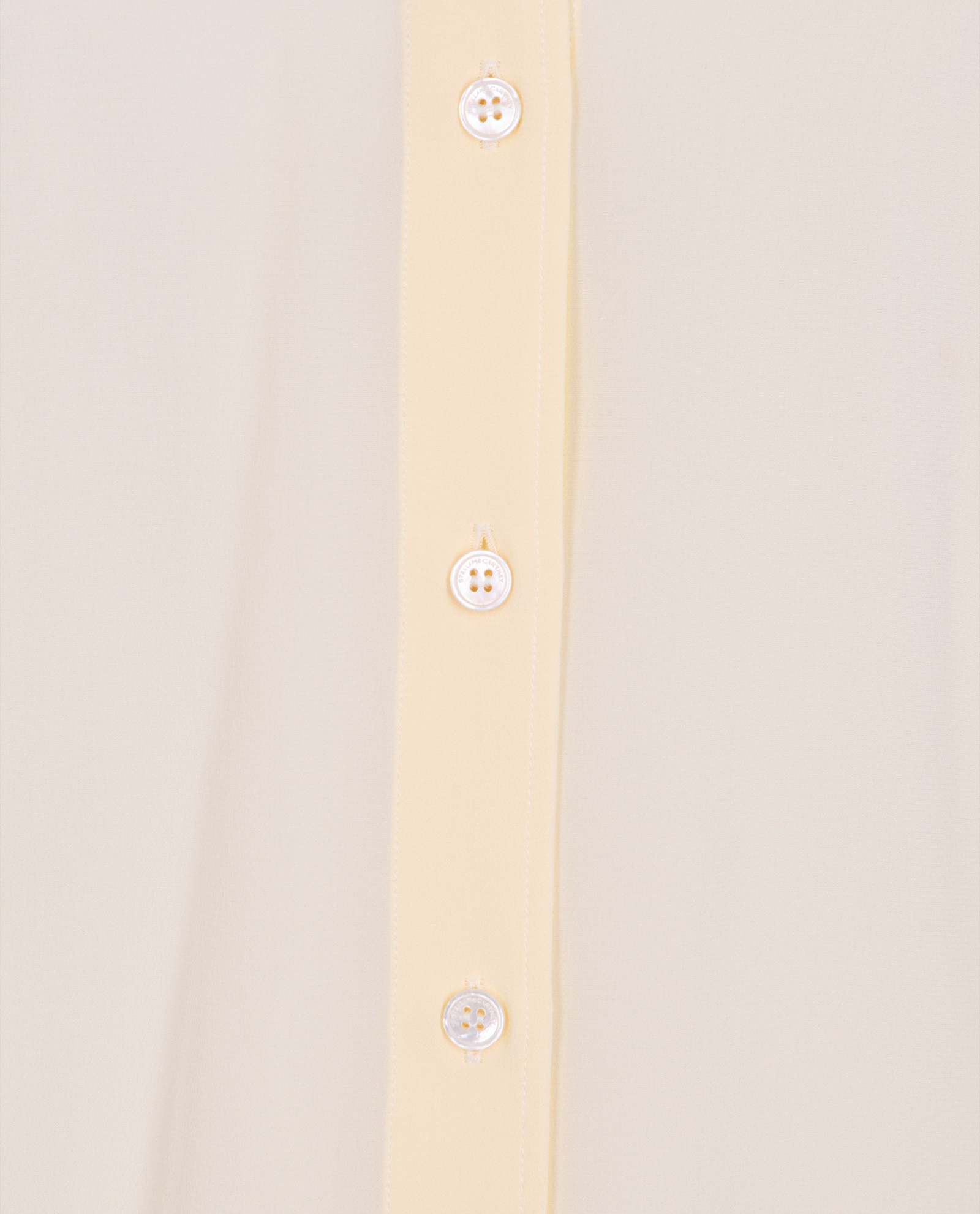 Stella McCartney Shoulder Cut-Out Blouse, &pound;90, Clothing, Cream, Silk, Other view