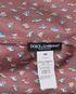 Dolce & Gabbana Boxing Print Tie-Neck Blouse, £175, Clothing, Burgundy, Silk, Other view