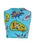 Dolce & Gabbana Comics Print Crop Top, &pound;190, Clothing, Blue, Viscose, Front view