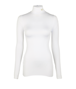 Prada High Neck Top, Poli, White, UK10, 2*