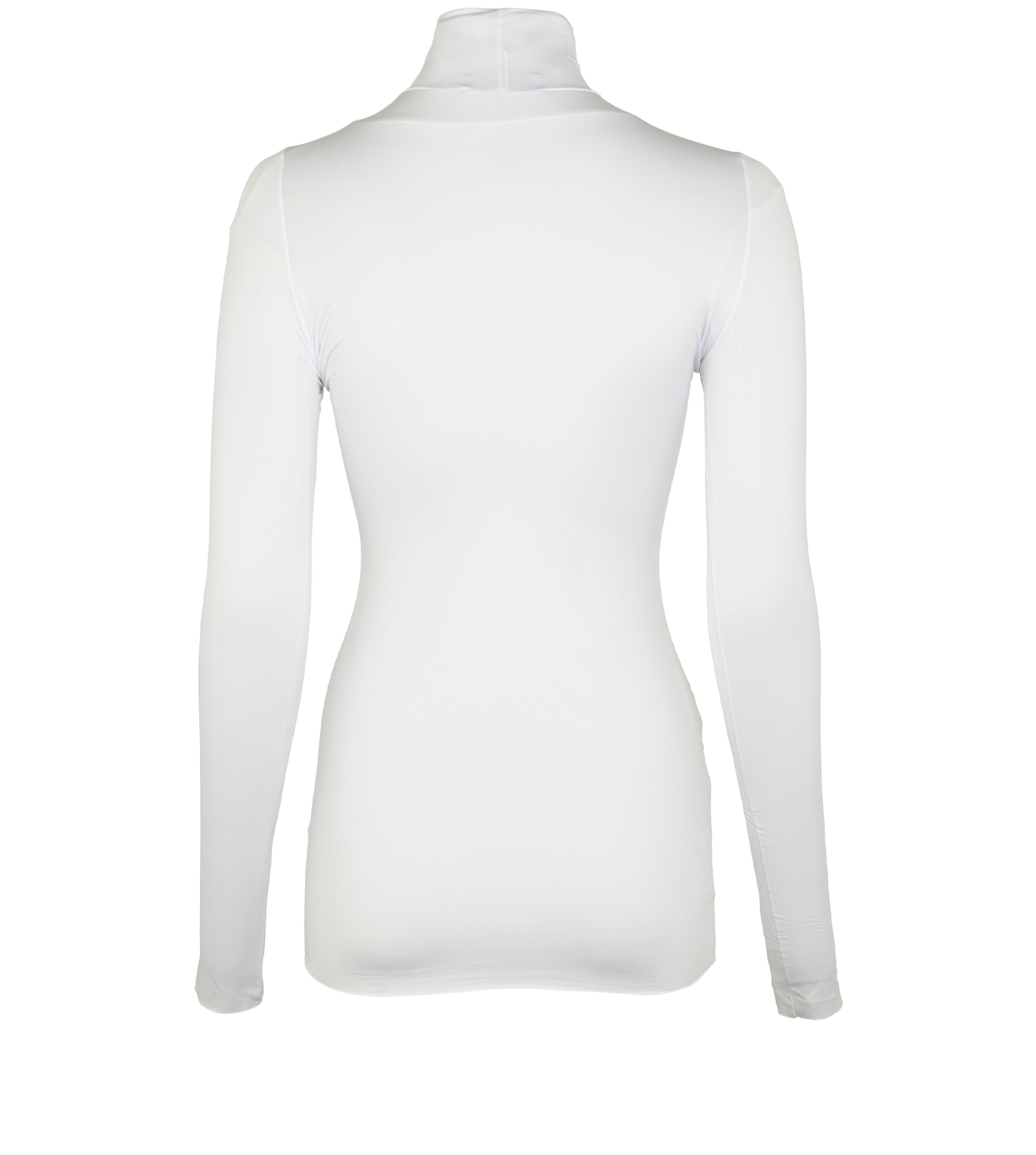 Prada High Neck Top, &pound;250, Clothing, White, Polyester (Polymer), Back view