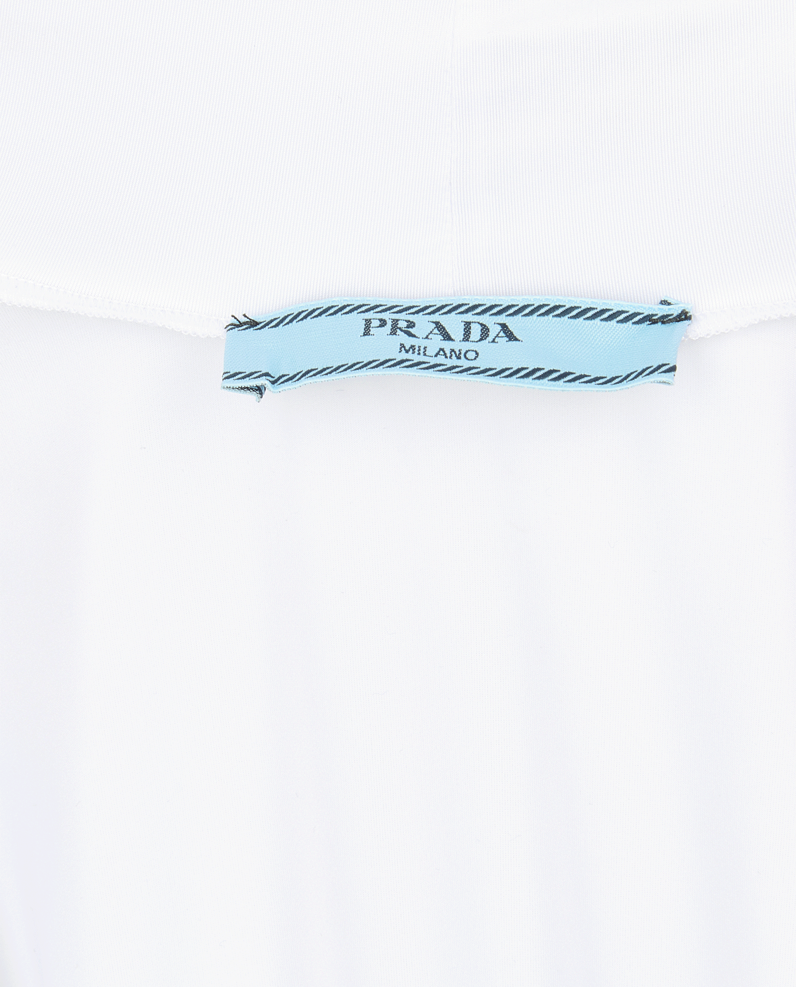 Prada High Neck Top, &pound;250, Clothing, White, Polyester (Polymer), Other view