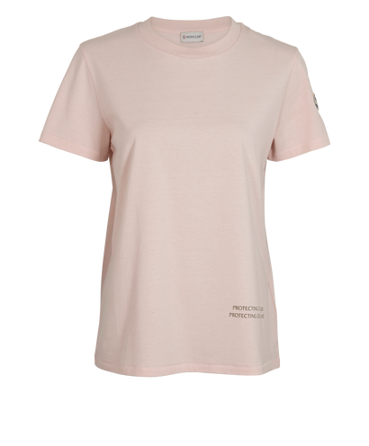 Moncler T-Shirt, &pound;110, Clothing, Pink, Cotton, Front view
