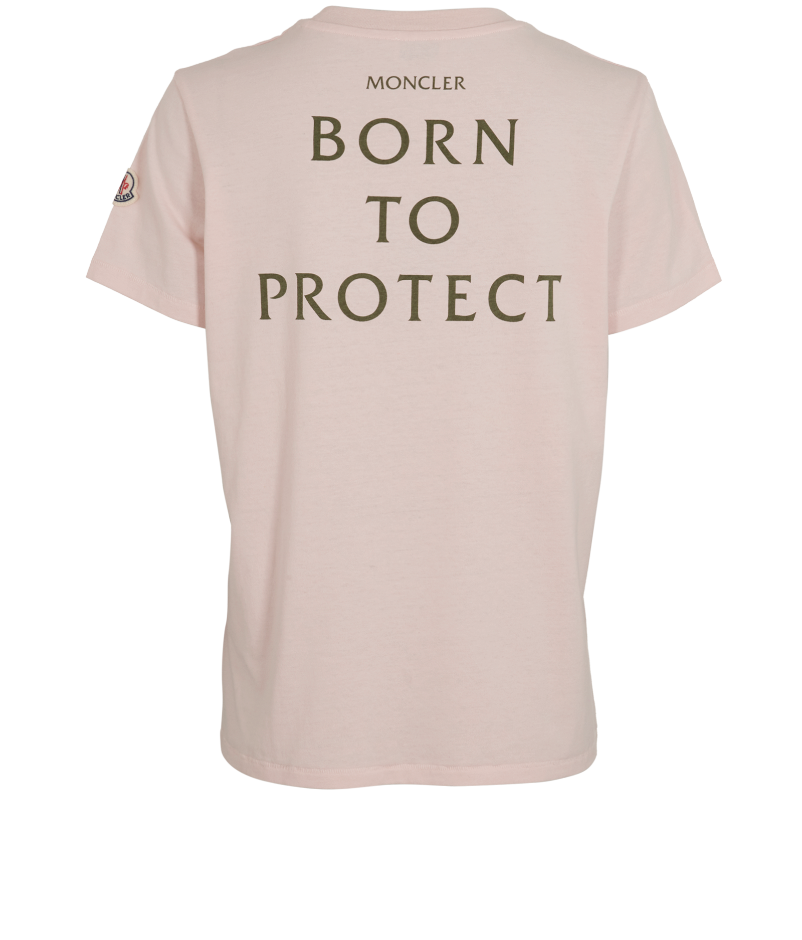 Moncler T-Shirt, &pound;110, Clothing, Pink, Cotton, Back view