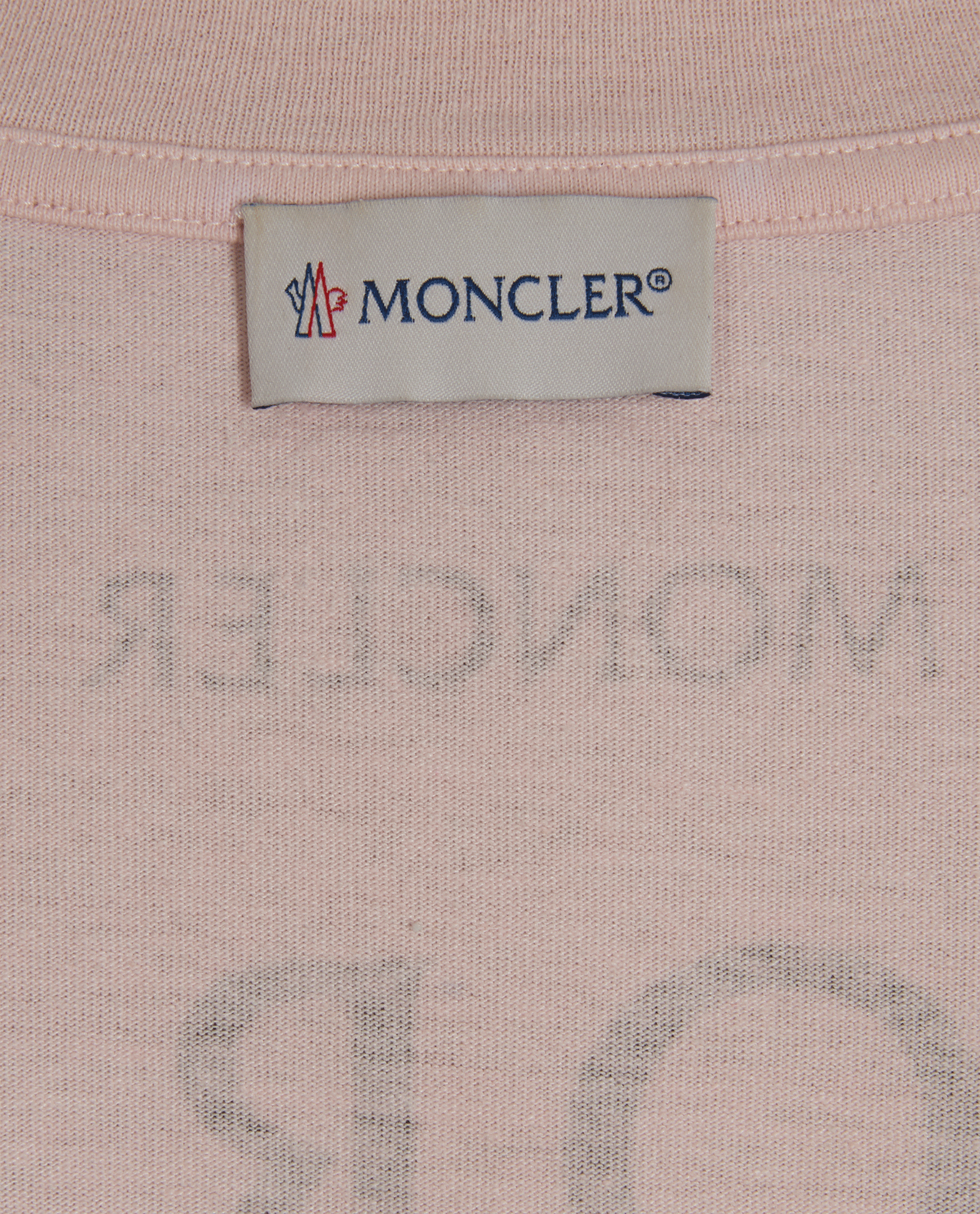 Moncler T-Shirt, &pound;110, Clothing, Pink, Cotton, Other view