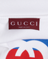 Gucci Logo Print Ribbed Tank Top, &pound;140, Clothing, White, Cotton, Other view