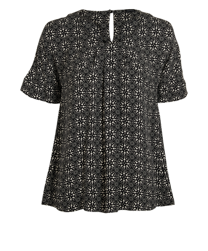 Joseph Print Blouse, &pound;80, Clothing, Black/White, Silk, Front view