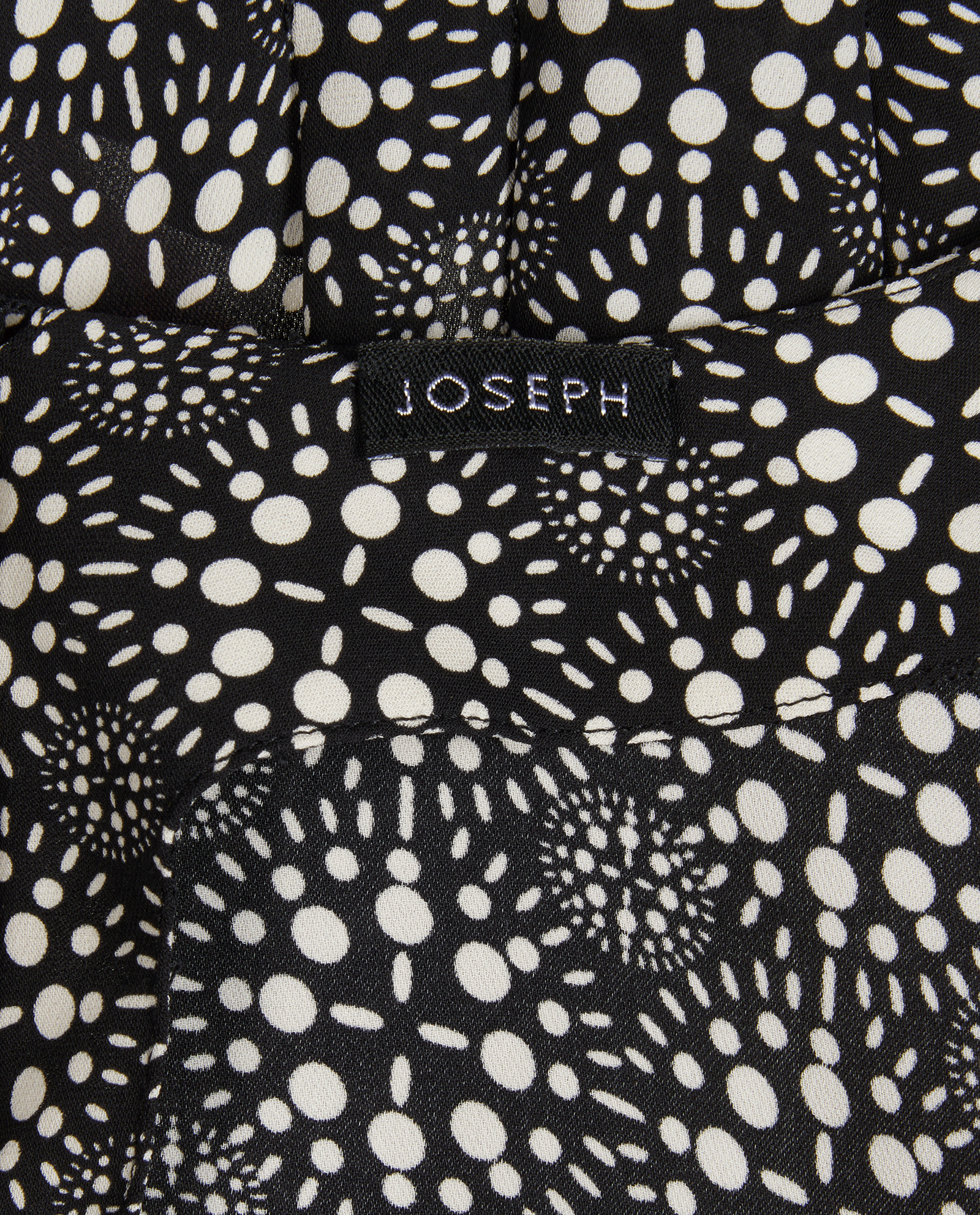 Joseph Print Blouse, &pound;80, Clothing, Black/White, Silk, Other view