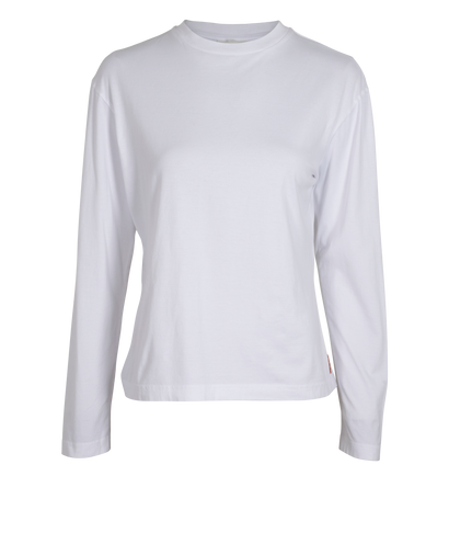 Acne Studios Long Sleeves T-Shirt, &pound;50, Clothing, White, Cotton, Front view
