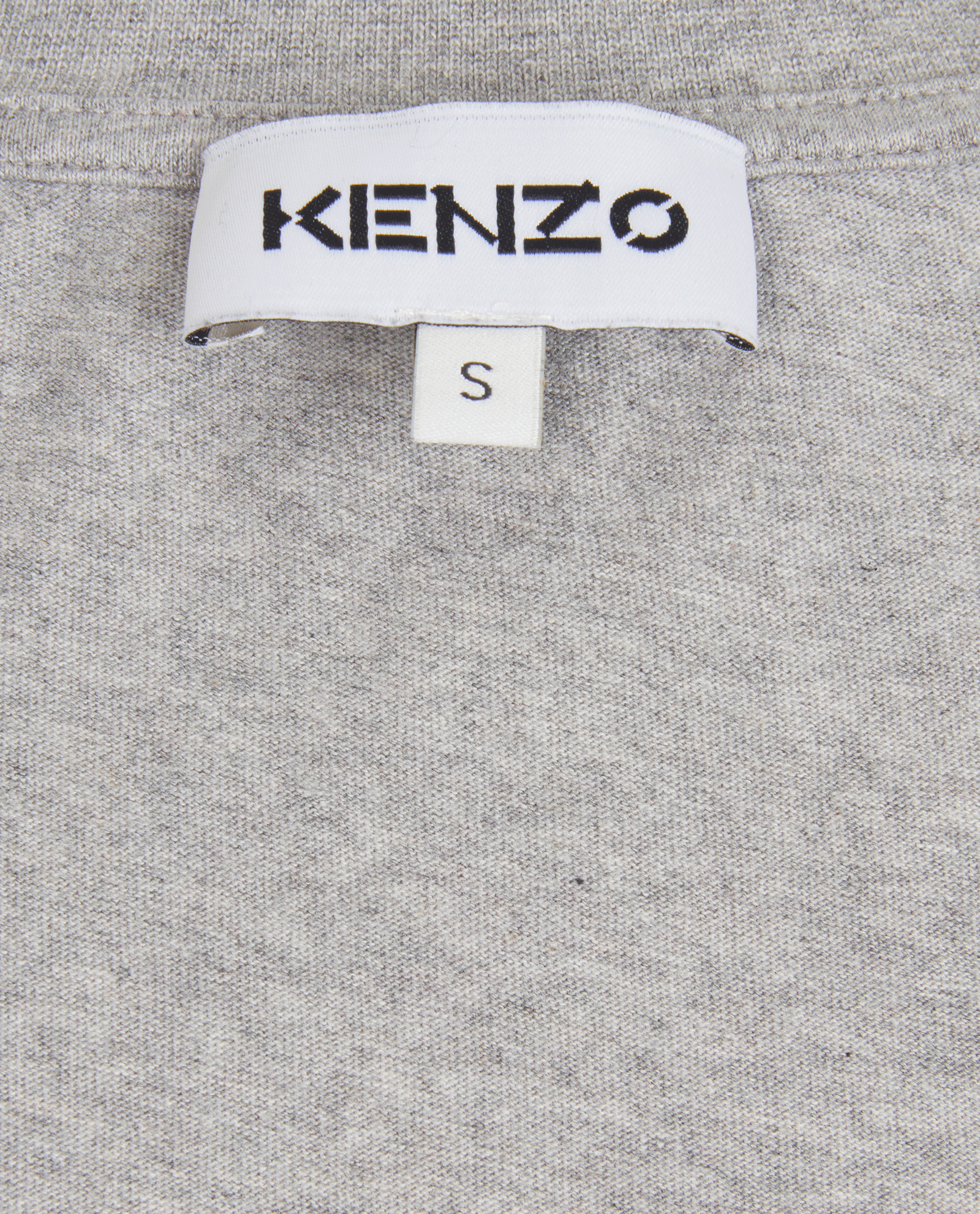Kenzo Logo T-Shirt, &pound;70, Clothing, Grey, Cotton, Other view
