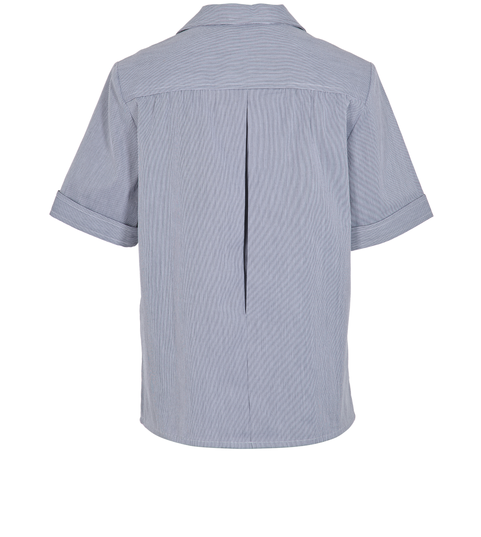 Celine Striped Triomphe Shirt, &pound;350, Clothing, Black/White, Cotton, Back view