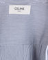 Celine Striped Triomphe Shirt, &pound;350, Clothing, Black/White, Cotton, Other view