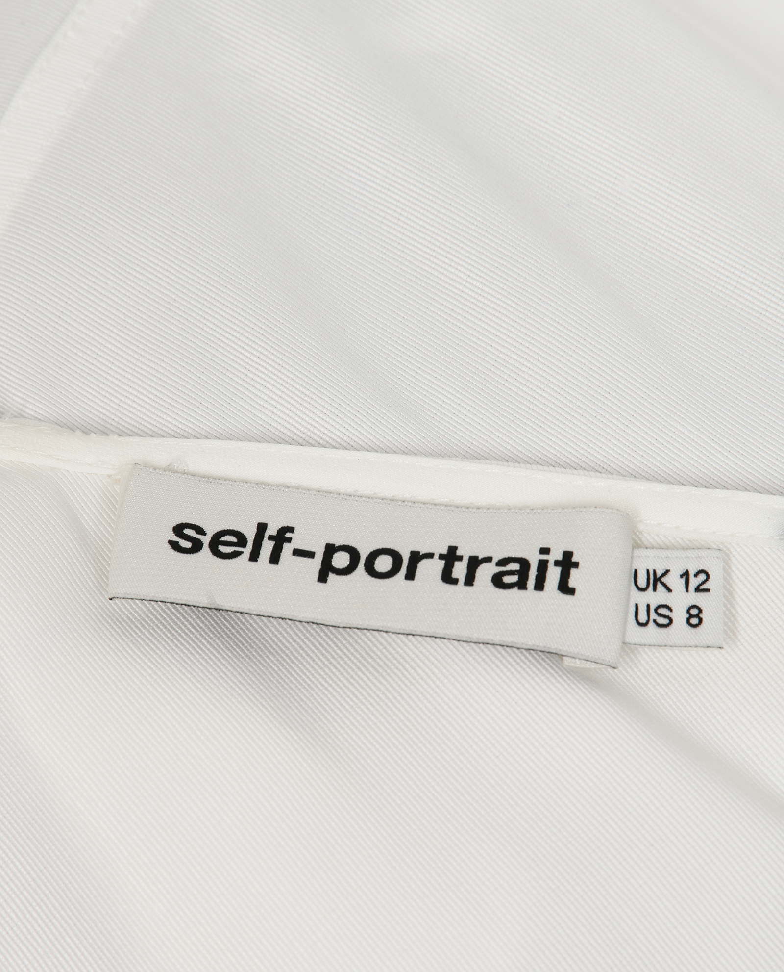 Self -Portrait Off Shoulder Top, &pound;40, Clothing, White, Polyester (Polymer), Other view