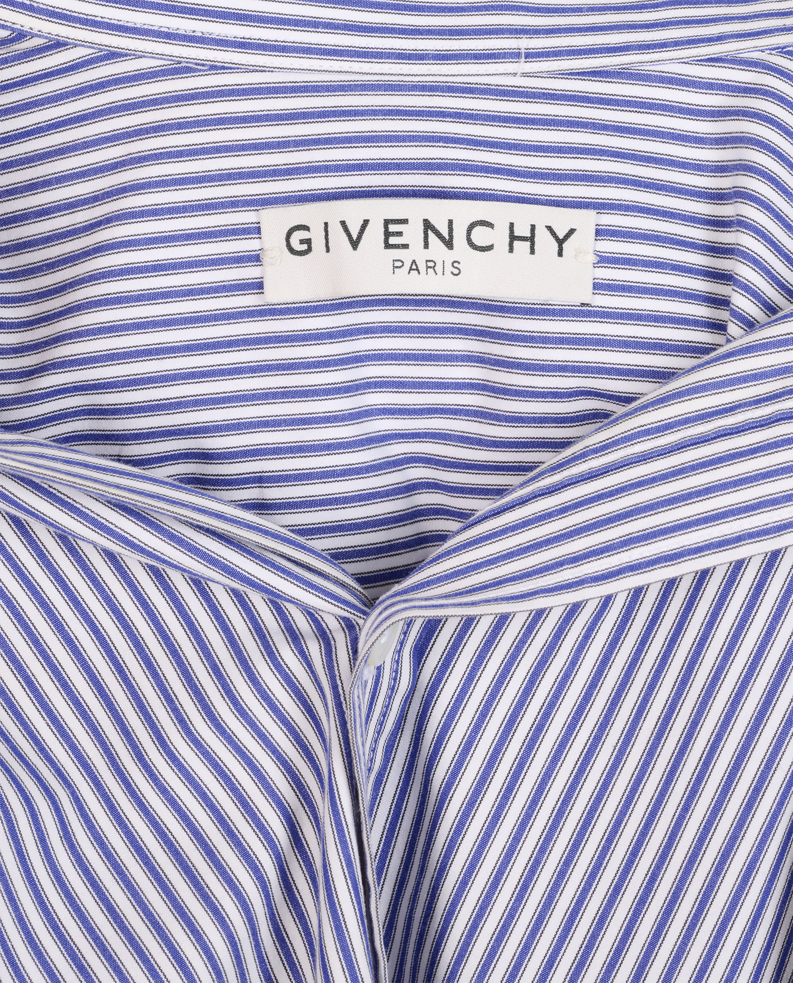 Givenchy Striped Shirt, &pound;120, Clothing, Blue/White, Cotton, Other view