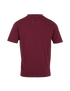 Maison Margiela Basic T-Shirt, &pound;120, Clothing, Burgundy, Cotton, Back view