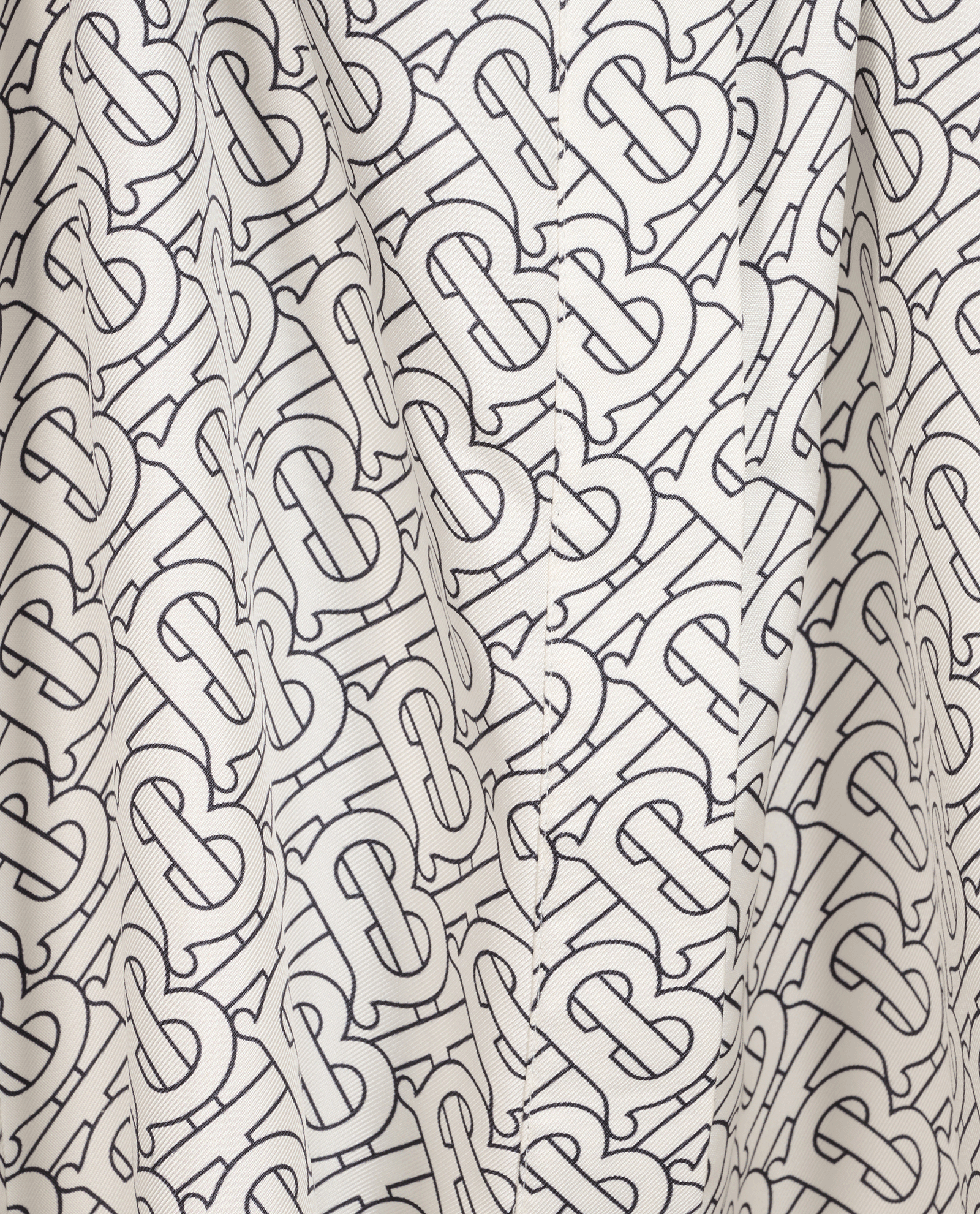 Burberry Sleeveless Monogram Tie Neck Blouse, &pound;110, Clothing, Black/White, Silk, Other view