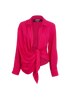 Jacquemus Le Papier Shirt, &pound;90, Clothing, Pink, Polyester/Viscose, Front view