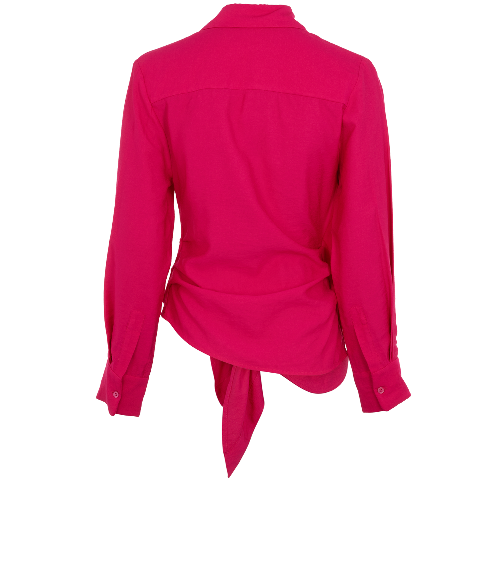 Jacquemus Le Papier Shirt, &pound;90, Clothing, Pink, Polyester/Viscose, Back view
