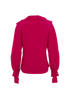 Victoria Beckham Ruffles Blouse, &pound;120, Clothing, Pink, Silk, Back view