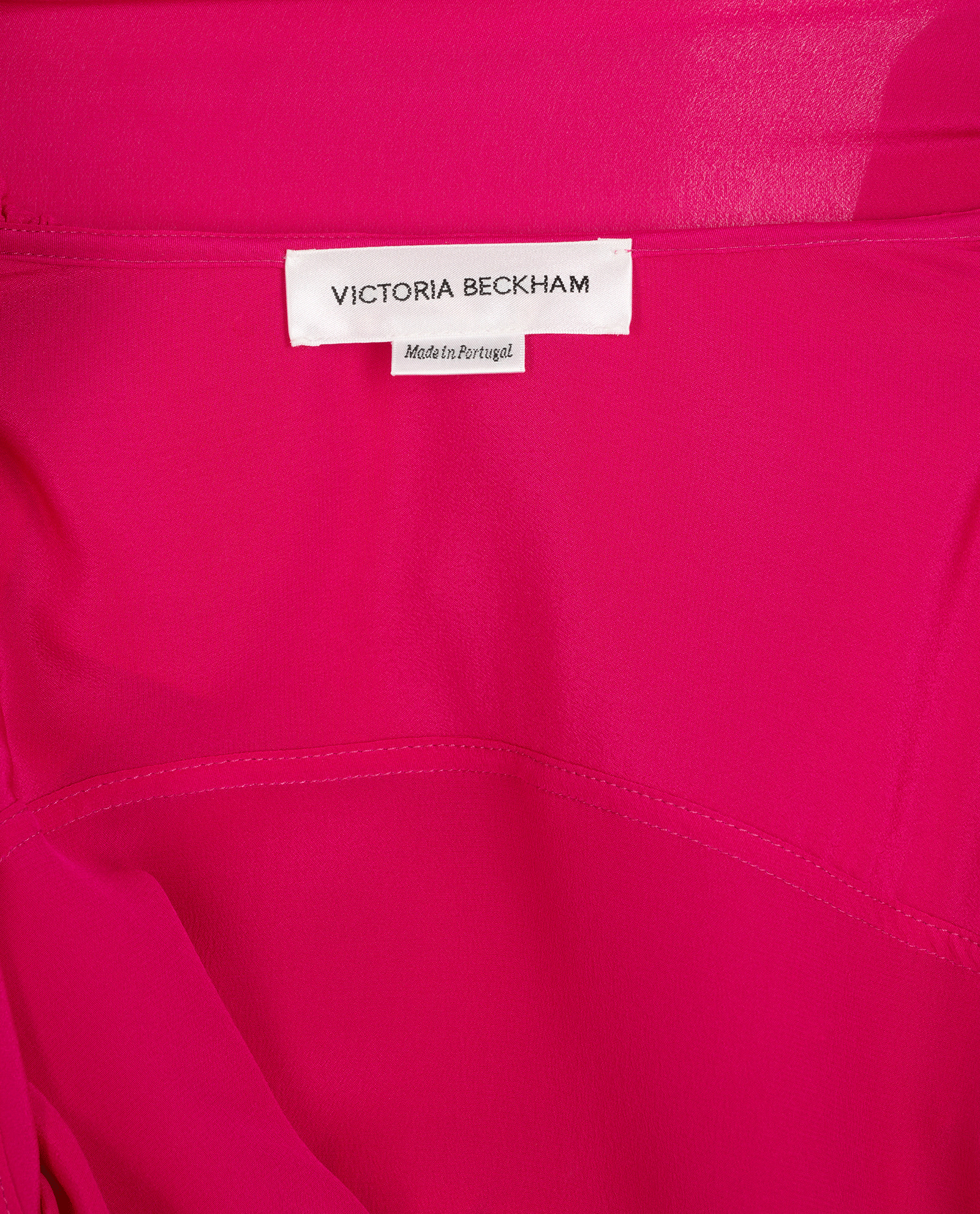 Victoria Beckham Ruffles Blouse, &pound;120, Clothing, Pink, Silk, Other view