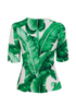 Dolce & Gabbana Leaf Top, &pound;190, Clothing, Green/White, Viscose, Back view
