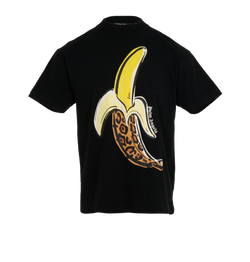 Palm Angels Banana Classic T-Shirt, Mens, Cotton, Black, Sz S, 2*