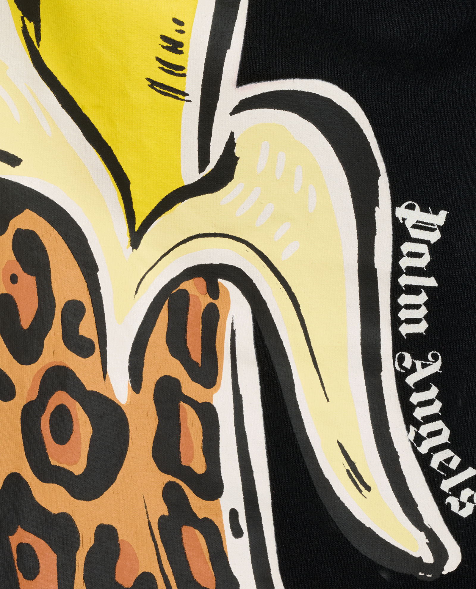 Palm Angels Banana Classic T-Shirt, &pound;80, Clothing, Black, Cotton, Other view