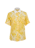 Stella McCartney Floral Polo, &pound;180, Clothing, Yellow, Silk, Front view