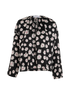 Balenciaga Floral Shirt, &pound;150, Clothing, Black/White, Silk, Front view
