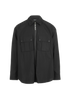 Balmain Zipped Shacket, &pound;280, Clothing, Black, Cotton, Front view
