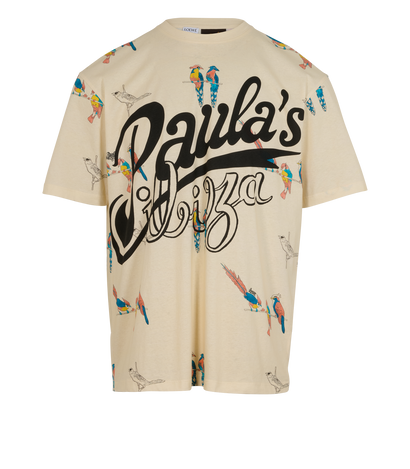 Loewe Paula's Ibiza Parrot T-Shirt, &pound;110, Clothing, Yellow, Cotton, Front view