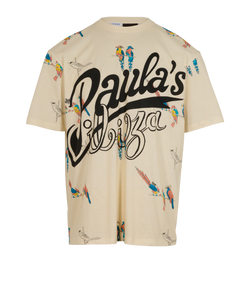 Loewe Paula's Ibiza Parrot T-Shirt, Mens, Cotton, Yellow, Sz S, 2*