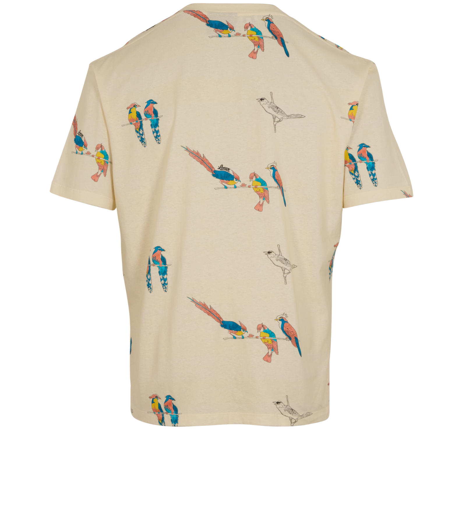 Loewe Paula's Ibiza Parrot T-Shirt, &pound;110, Clothing, Yellow, Cotton, Back view