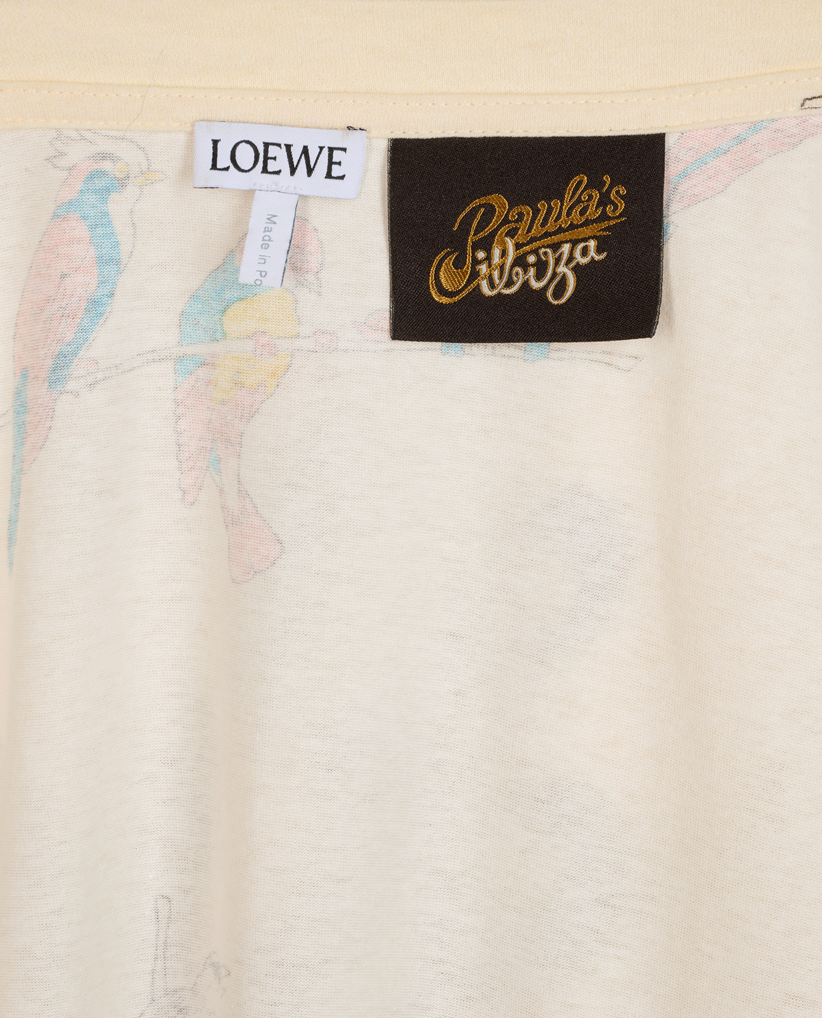 Loewe Paula's Ibiza Parrot T-Shirt, &pound;110, Clothing, Yellow, Cotton, Other view