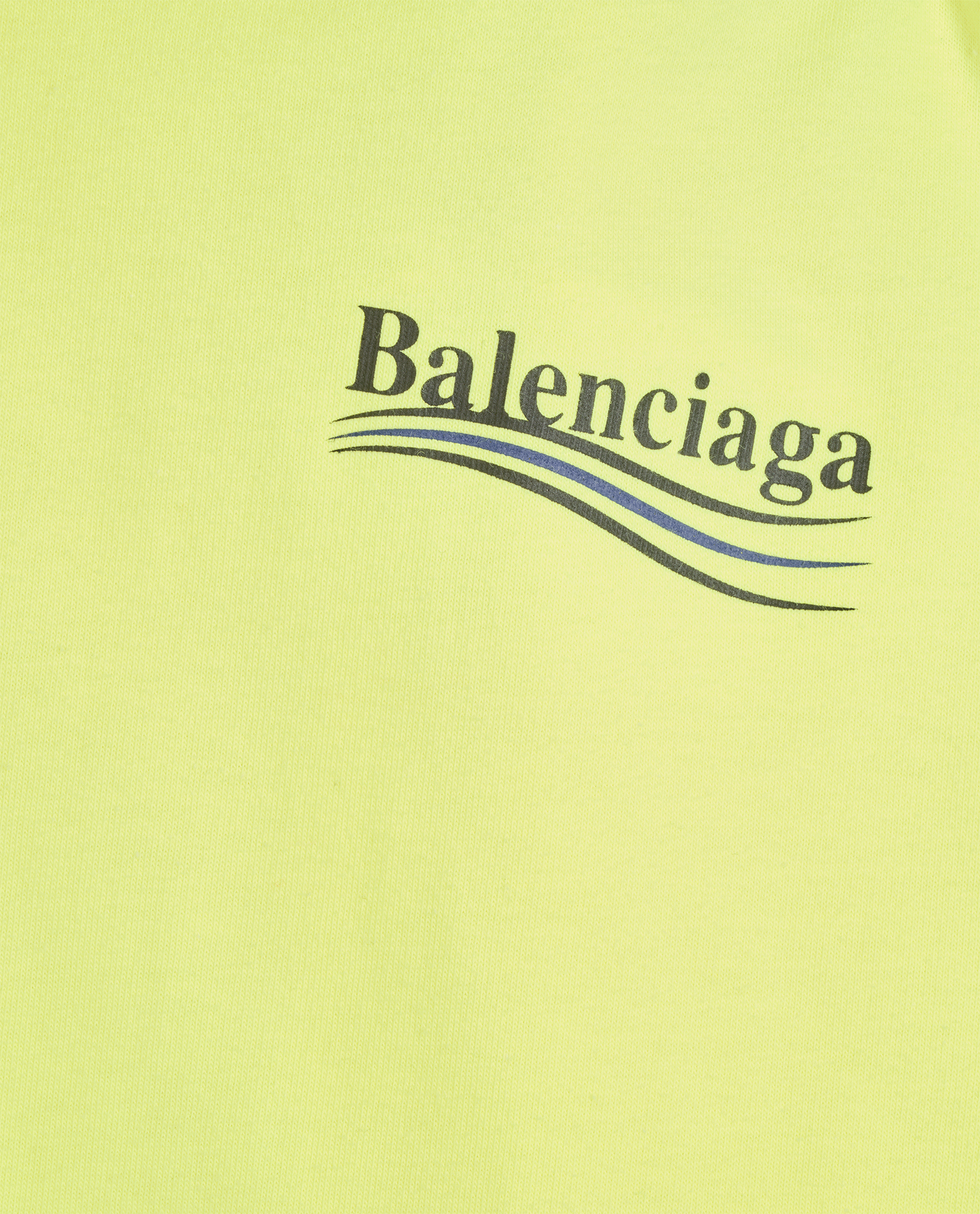 Balenciaga Political Campaign T-Shirt, &pound;110, Clothing, Yellow, Cotton, Other view
