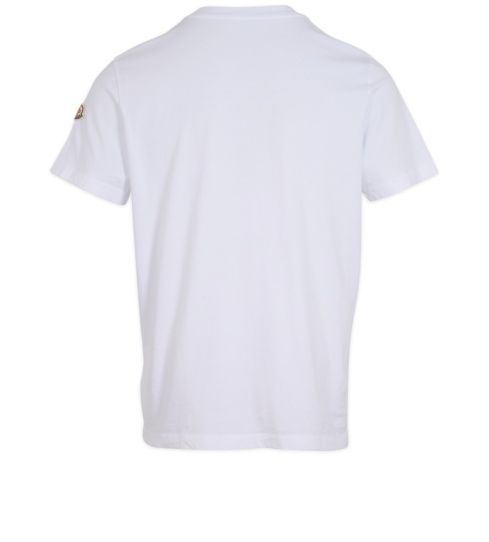 Moncler Zigzag T-Shirt, &pound;95, Clothing, White, Cotton, Back view