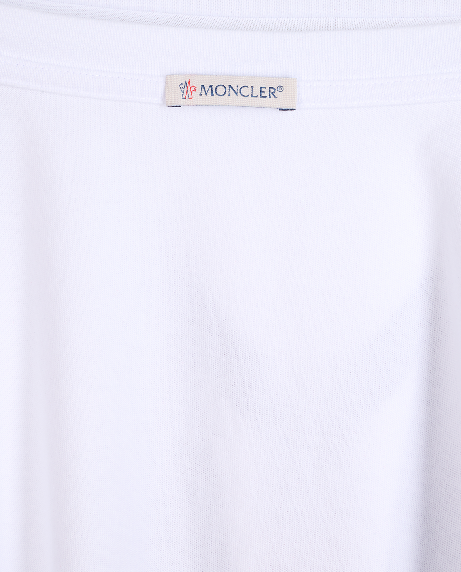 Moncler Zigzag T-Shirt, &pound;95, Clothing, White, Cotton, Other view