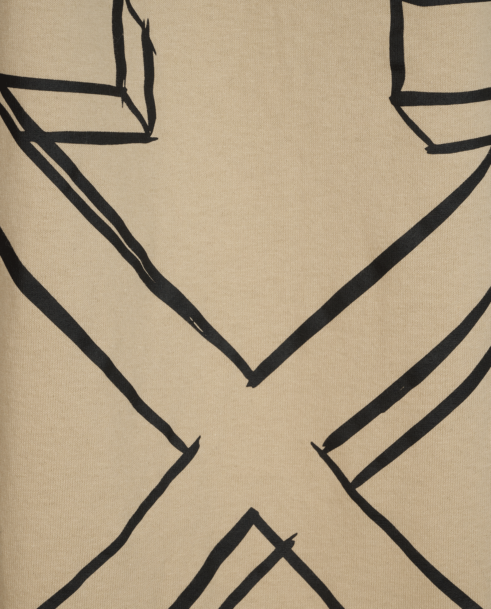 Off-White 3D Arrows T-Shirt, &pound;90, Clothing, Beige, Cotton, Other view