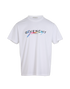Givenchy Logo Embroidered T-Shirt, &pound;110, Clothing, White, Cotton, Front view