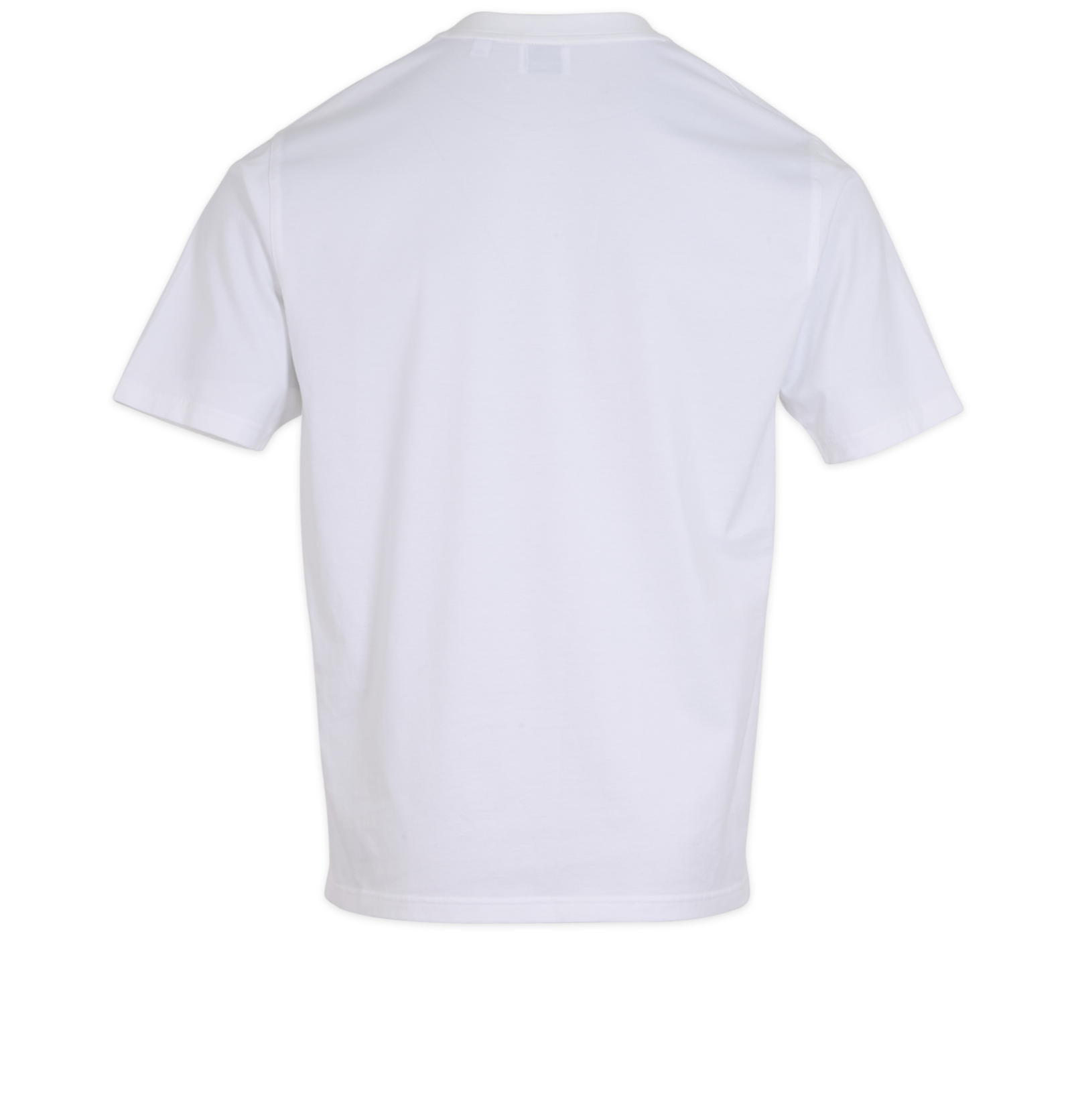 Burberry Logo Print T-Shirt, &pound;110, Clothing, White, Cotton, Back view
