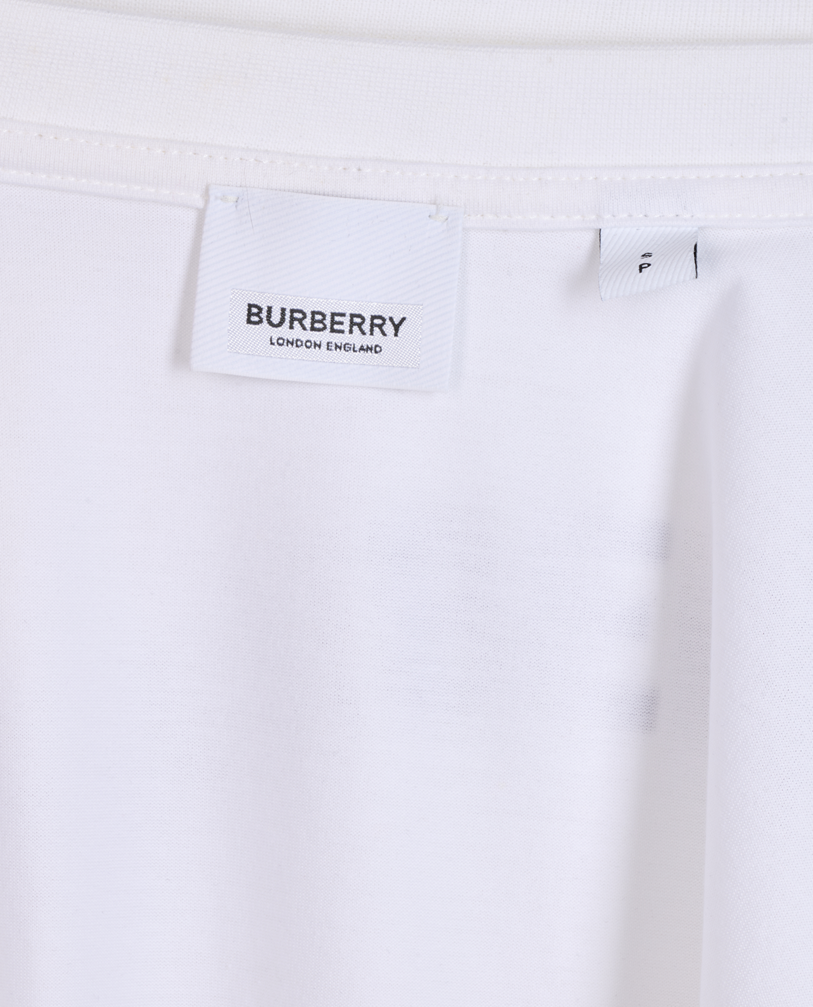 Burberry Logo Print T-Shirt, &pound;110, Clothing, White, Cotton, Other view